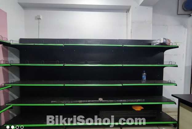 Supershop Setup ( Gondola , Thai glass, basket)